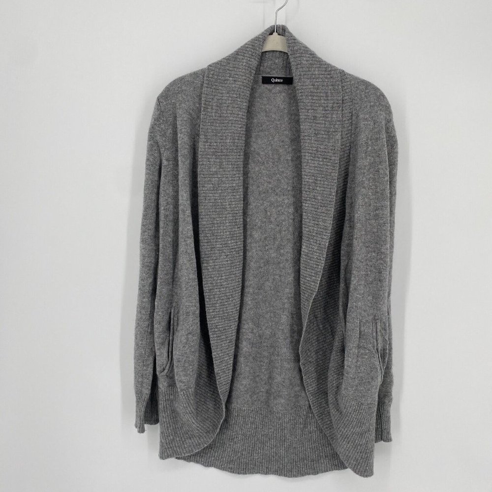 Quince sweater women’s small S gray cashmere cardigan